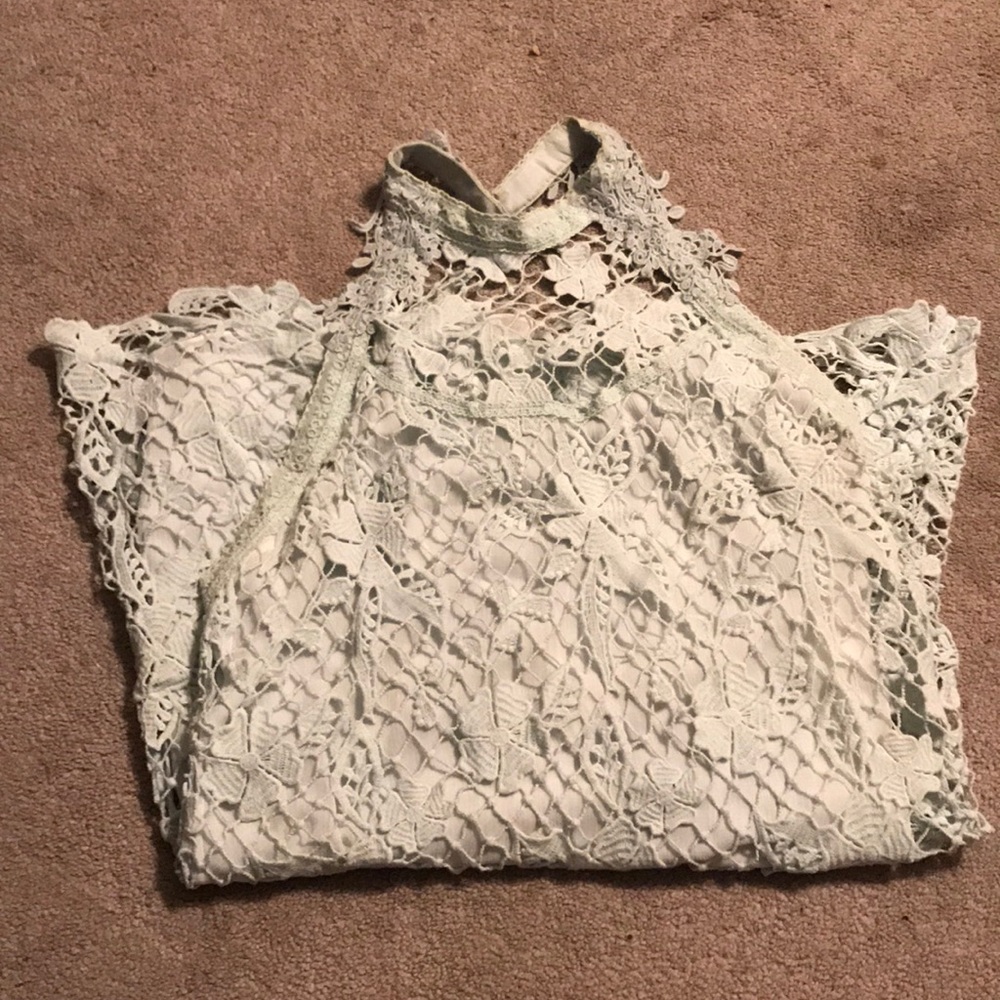 Free people medium teal dress